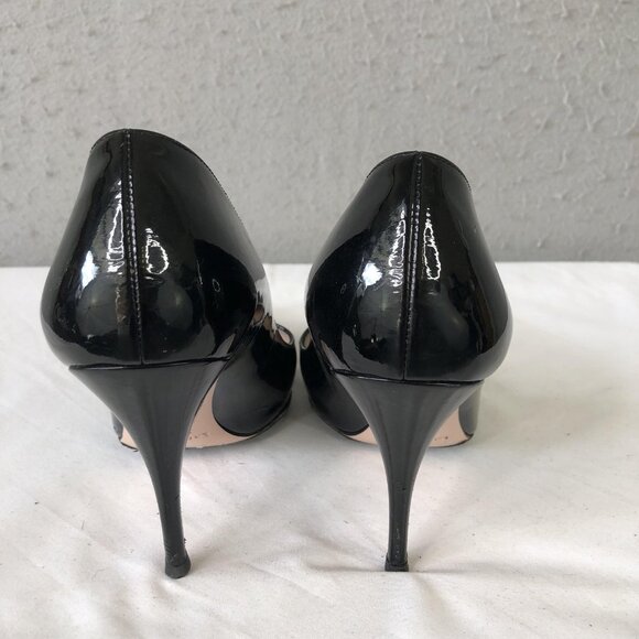 Kate Spade Shoes Womens Size 10 Patent Leather Stiletto Pumps Made in Italy - Picture 12 of 16